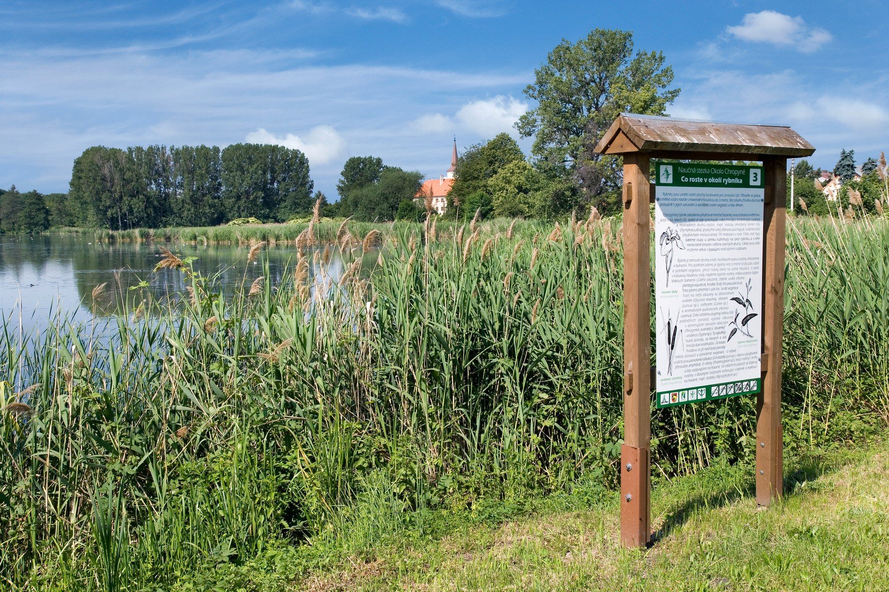 Národní přírodní památka Chropyňský (Zámecký) rybník